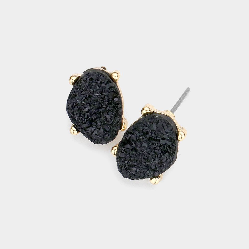 Druzy Stud Earrings- 11 COLORS AVAILABLE!!