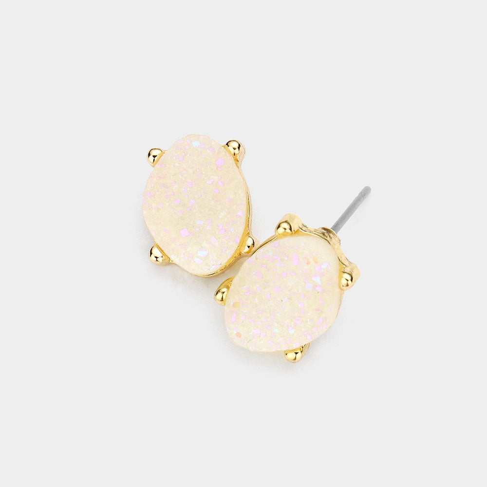 Druzy Stud Earrings- 11 COLORS AVAILABLE!!