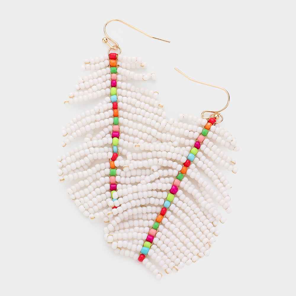 Boho Beaded Dangle Earrings