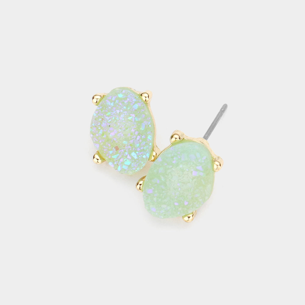 Druzy Stud Earrings- 11 COLORS AVAILABLE!!